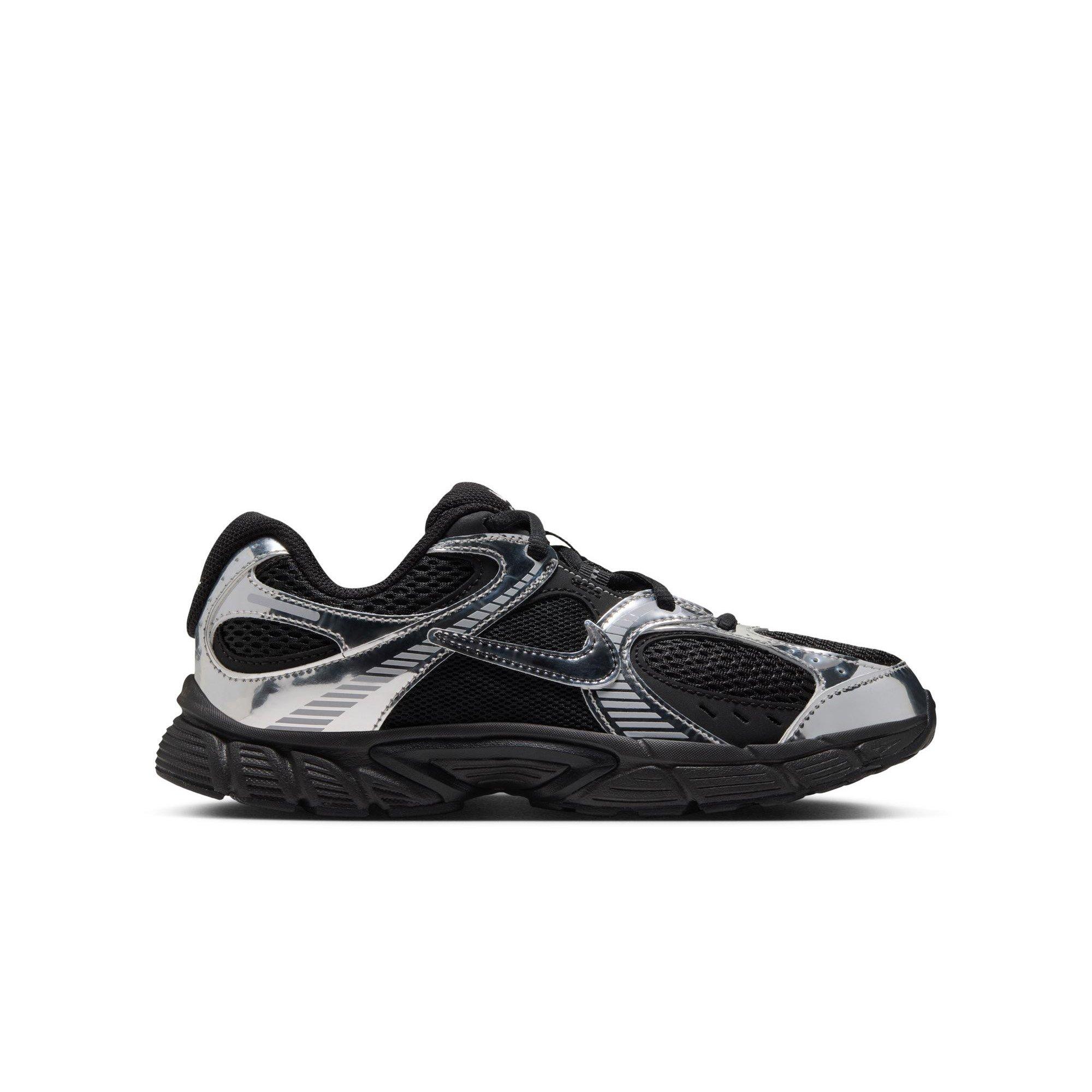 Nike V5 RNR "Black/Metallic Silver" Grade School Girls' Shoe - BLACK/SILVER